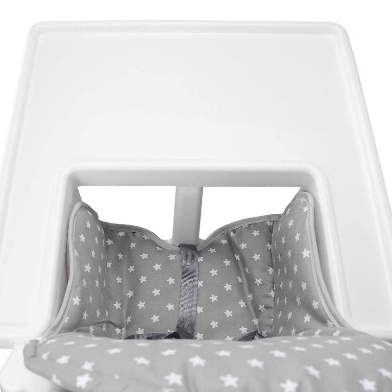 Twoworld High Chair Cushion for IKEA Antilop Highchair, Baby High Chair Seat Cover Liner Mat Pad Cushion for IKEA Antilop High Chair (Fashion Gray) - Image 5